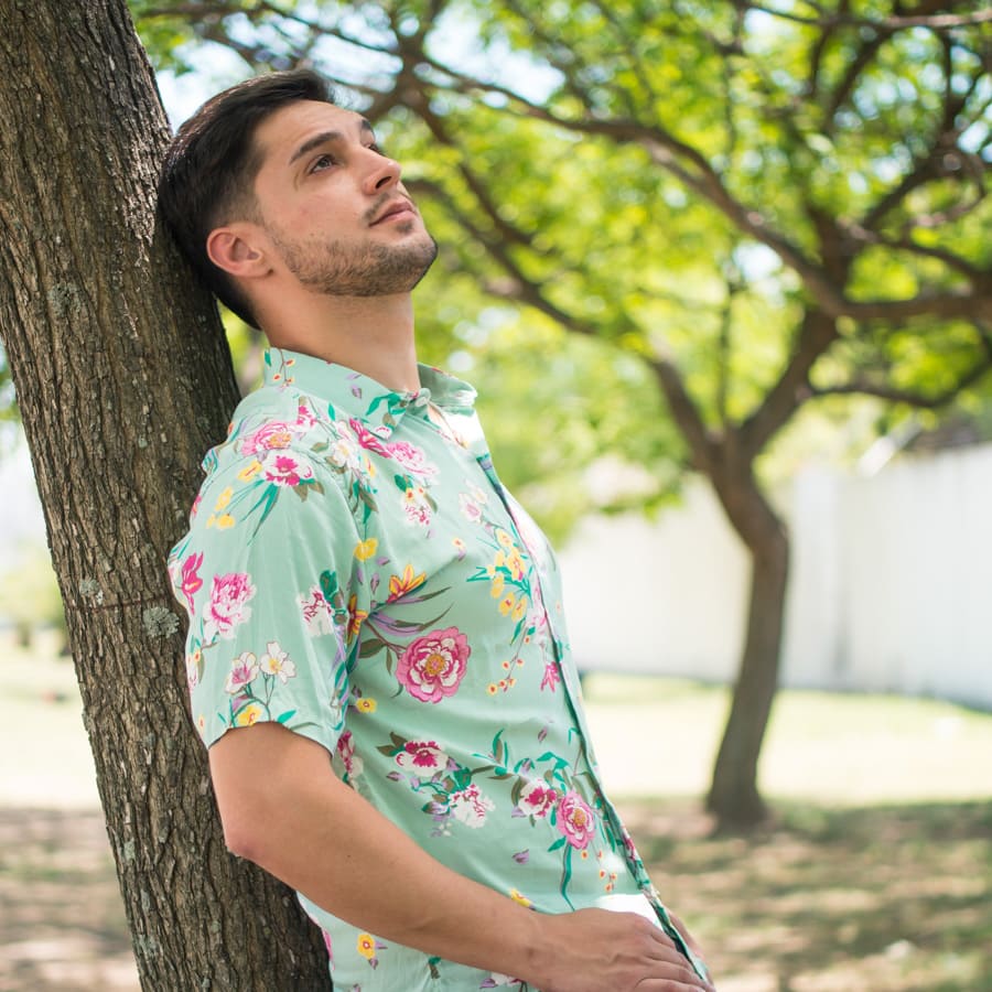 retrato hombre ropa