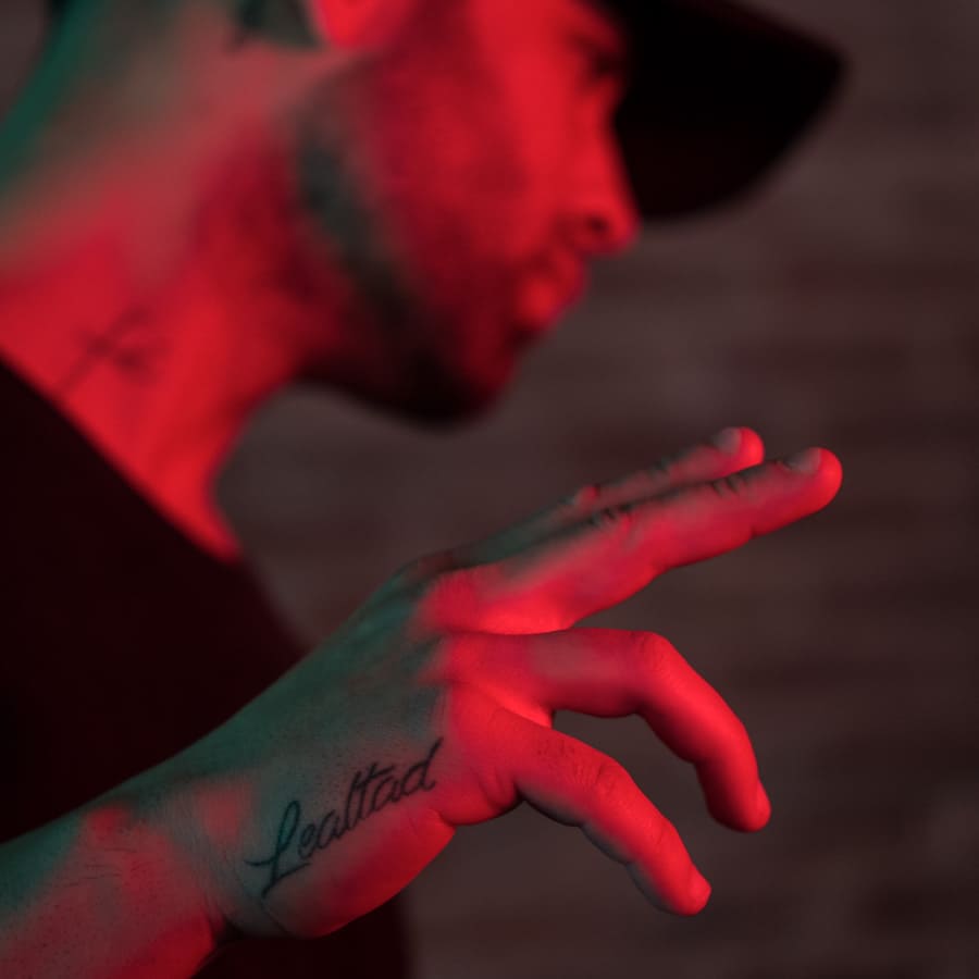foto colores rap trap retrato