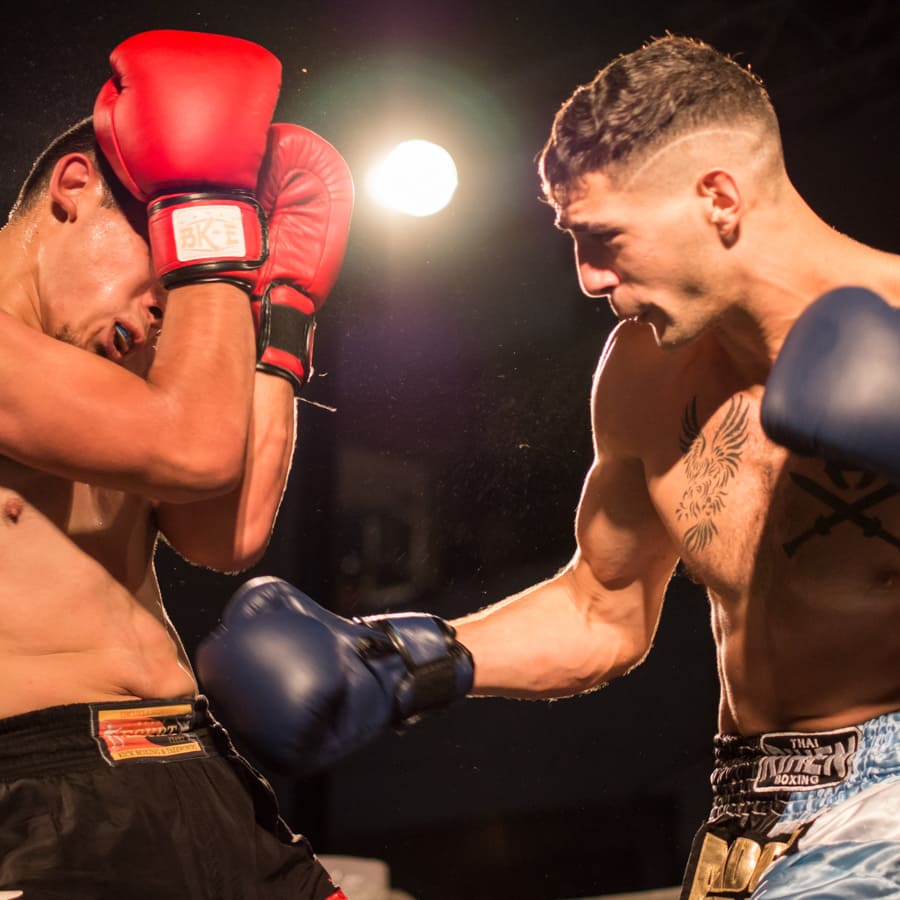 foto lucha de Kick-Boxing
